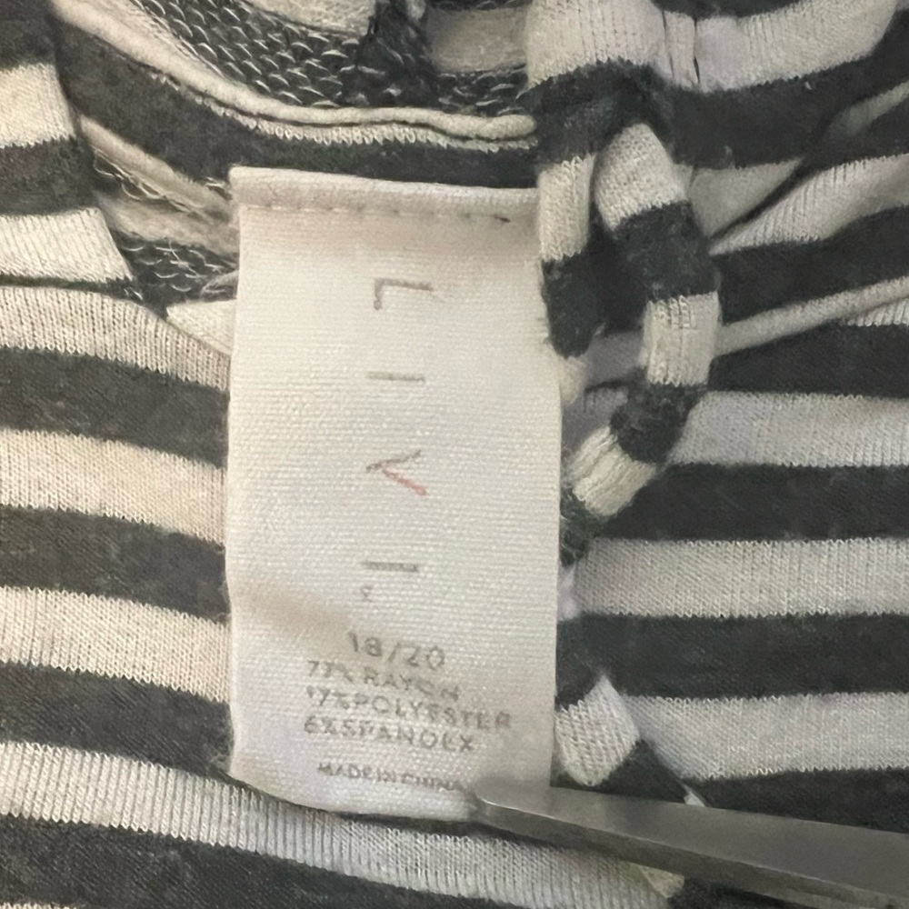 LIVI Lane Bryant Striped Hooded Dress - Picture 11 of 11